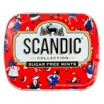 Конфеты Scandic Strawberry Mix Клубничный микс, без сахара, 14 г