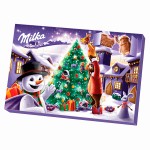 Новогодний подарочный набор шоколадных конфет Milka Advent Calendar, 200 г