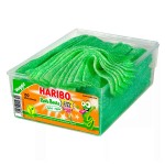 Жевательный мармелад Haribo Veggie Pasta Basta Apfel Sour полоски со вкусом кислого яблока, 1125 г