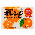 Жевательная резинка Marukawa Orange со вкусом апельсина (6 шаров), 8,1 г