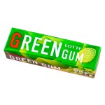 Жевательная резинка Lotte Green Gum со вкусом мяты, 25,2 г