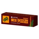 Жевательная резинка Lotte Arabica Gum с кофейным вкусом, 26 г