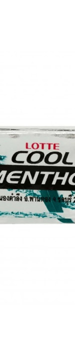 Жевательная резинка Lotte Cool Menthol со вкусом охлаждающей мяты (9 пластинок), 13,5 г