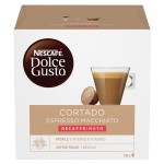 Кофе натуральный жареный молотый в капсулах Nescafe Dolce Gusto Cortado Espresso Macchiato Decaffeinato (16 капсул), 100,8 г