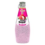 Нектар Aziano Lychee Juice with Basil Seed Drink Личи с семенами базилика, 290 мл