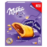 Бисквитные батончики Milka Crunchy Break с шоколадной начинкой, 130 г