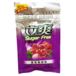 Конфеты Lishuang Sugar Free со вкусом винограда и мяты, 15 г