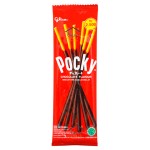 Бисквитные палочки печенье Glico Pocky Chocolate Mini в шоколадной глазури, 12 г