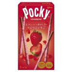 Бисквитные палочки Glico Pocky Strawberry с кусочками клубники, 27,5 г