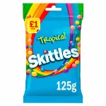 Драже Skittles Tropical со вкусом тропических фруктов, 125 г