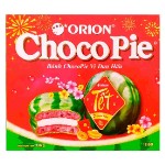 Пирожное Orion Choco Pie со вкусом арбуза, 336 г