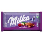 Шоколад Milka Raisins &amp; Hazelnuts с изюмом и фундуком, 100 г