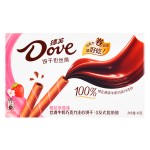 Вафельные трубочки Dove со вкусом клубники, 40 г