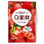 Жевательный мармелад Q Fruit Pulp Strawberry со вкусом клубники, 28 г