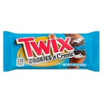 Шоколадный батончик Twix Cookies &amp; Creme с печеньем и кремом, 38,6 г