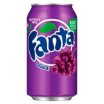 Газированный напиток Fanta Grape со вкусом винограда, 355 мл