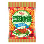 Мини крекеры Glico Garden Biscuits Spicy Scallion острые со вкусом зелёного лука, 50 г