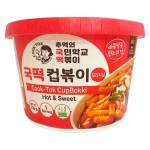 Рисовые клецки COOK-TOK Original Hot &amp; Sweet Topokki Токпокки с остро-сладким соусом (стакан), 135 г