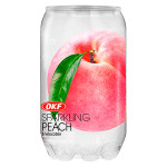 Безалкогольный напиток OKF Sparkling Peach со вкусом персика, 350 мл