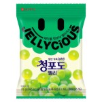 Жевательный мармелад Lotte Jellycious Green Grape со вкусом зелёного винограда, 72 г