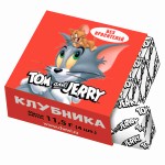 Жевательные конфеты Tom and Jerry со вкусом клубники, 11,5 г