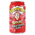 Газированный напиток Warheads Sour Black Cherry Soda со вкусом кислой вишни, 355 мл