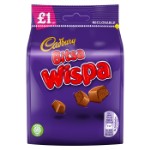 Шоколадные батончики Cadbury Bitsa Wispa, 95 г