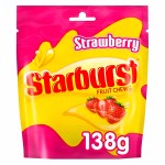 Жевательные конфеты Starburst со вкусом клубники, 138 г