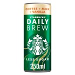 Холодный кофе Starbucks Daily Brew Vanilla со вкусом ванили, 250 мл