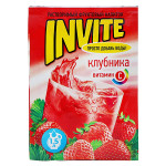 Растворимый напиток Invite со вкусом клубники, 9 г