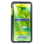 Леденцы Mentos Green Grape Flavor Sugar Free Mint со вкусом зеленого винограда без сахара, 21 г