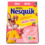 Какао Nesquik молочный микс с клубникой, 350 г