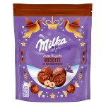 Новогодние шоколадные яйца конфеты Milka Feine Kugeln Noisette с лесным орехом, 90 г