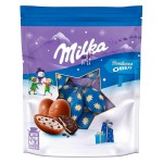 Новогодние шоколадные яйца конфеты Milka Xmas Bonbons OREO, 86 г