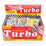 Резинка жевательная TURBO, со вкусами вишни, дыни, персика, 4,5 г