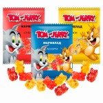 Жевательный мармелад Tom and Jerry - микс вкусов, 10 г