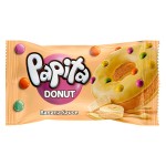 Шоколадный пончик Solen Papita Donut Banana Sauce с банановой начинкой и цветным драже, 40 г