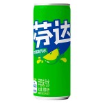 Газированный напиток Fanta Green Apple со вкусом зелёного яблока, 330 мл