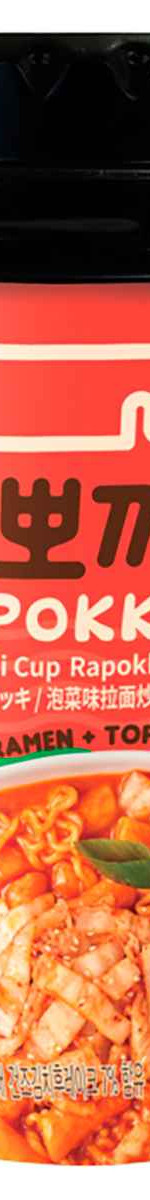 Рисовые клецки Young Poong Kimchi Cup Rapokki с соусом кимчи (стакан), 145 г