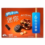 Печенье Oreo Mini Hazelnut Chocolate с шоколадно-ореховым вкусом, 120 г