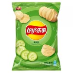 Картофельные чипсы Lay’s Cucumber Flavor со вкусом свежих огурцов, 70 г