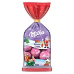 Шоколадные шарики Milka Weihnachts-Kugeln Knusper-Crème с хрустящим кремом, 100 г