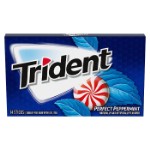 Жевательная резинка Trident Perfect Peppermint со вкусом Идеальная Мята (без сахара) (14 пластинок)