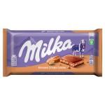 Шоколад Milka Almond Crispy Creme с миндалём и хрустящим кремом, 90 г