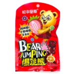 Леденец на палочке с шипучкой Bear JumPing со вкусом клубники, 16 г