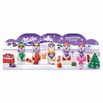 Новогодний подарочный набор шоколада Milka Snowman Friends, 15 г (5 шт)