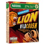 Сухой завтрак Nestle Lion Wild Crush с карамелью и шоколадом, 360 г