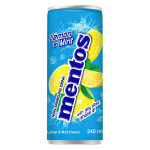 Напиток с кусочками желе Mentos Lemon &amp; Mint со вкусом лимона и мяты, 240 мл