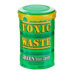 Кислые леденцы Toxic Waste Green Sour Candy (зеленая бочка), 42 г