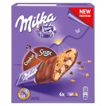 Печенье в шоколадной глазури Milka Cookie Snax с кусочками шоколада, 137,5 г